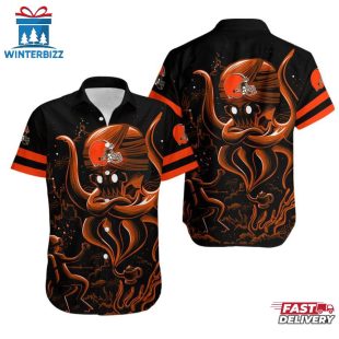 Cleveland Browns Octopus Hawaiian Shirt
