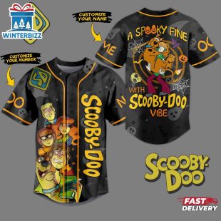 Custom Name And Number SCOOBY Doo Baseball Jersey For Fans