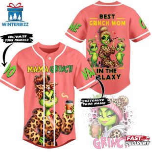 Custom Name And Number The Grinch Baseball Jersey For Fans
