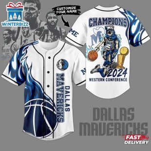 Custom Name Dallas Mavericks Baseball Jersey Shirt Gift For Fans