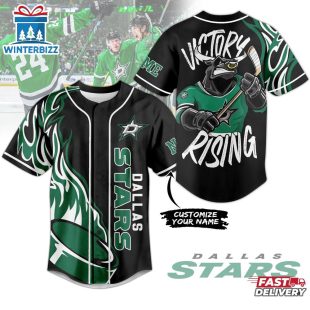 Custom Name Dallas Stars Baseball Jersey Shirt Gift For Fans