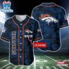 Custom Name Denver Broncos Team Camo Baseball Jersey Shirt