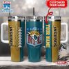 Custom Name Jacksonville Jaguars NFL Football Logo Tumbler 40oz With Handle