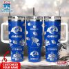 Custom Name Los Angeles Rams NFL Tumbler 40oz With Handle