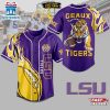 Custom Name LSU Tigers Baseball Jersey Shirt Gift For Fans
