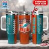 Custom Name Miami Dolphins NFL Football Logo Tumbler 40oz With Handle