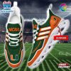 Custom Name Miami Hurricanes Team Max Soul Shoes For Fans