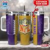 Custom Name Minnesota Vikings NFL Football Logo Tumbler 40oz With Handle