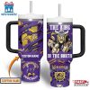 Custom Name Minnesota Vikings NFL Tumbler 40oz With Handle For Fans