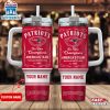 Custom Name New England Patriots NFL Tumbler 40Oz With Handle