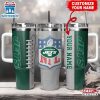 Custom Name New York Jets NFL Football Logo Tumbler 40oz With Handle