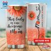 Custom Name NFL Cleveland Browns This Lady Is Awesome Tumbler