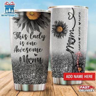 Custom Name NFL Las Vegas Raiders This Lady Is Awesome Tumbler