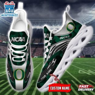 Custom Name Oregon Ducks Team Sport Max Soul Shoes For Fans