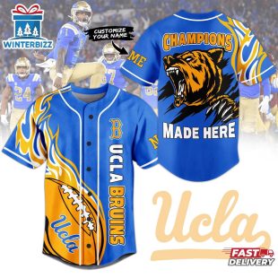 Custom Name UCLA Bruins men's basketball Baseball Jersey Shirt Gift For Fans