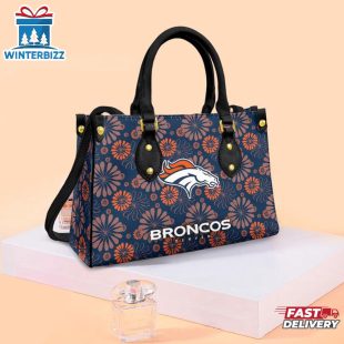 Denver Broncos Daisy NFL Leather Handbag