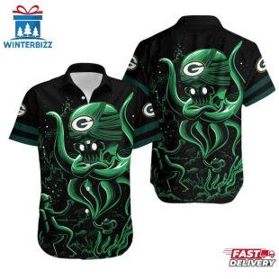 Green Bay Packers Octopus Hawaiian Shirt