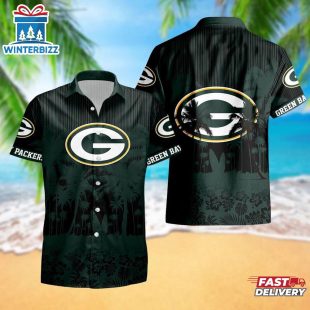 Green Bay Packers Palm Tree Garden Pattern Hawaii Shirt