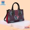 Houston Texans Flower Pattern Limited Edition NFL Leather Handbag