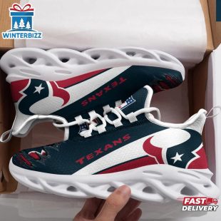 Houston Texans NFL Team Max Soul Shoes Mean Gift For Fans