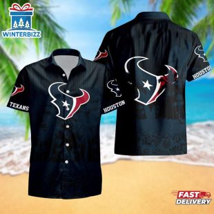 Houston Texans Palm Tree Garden Pattern Hawaii Shir