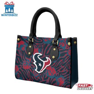 Houston Texans Rose Character NFL Leather Handbag