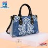 Indianapolis Colts Flower Pattern NFL Leather Handbag