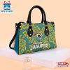 Jacksonville Jaguars Floral NFL Leather Handbag