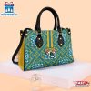 Jacksonville Jaguars Flower Pattern Limited Edition NFL Leather Handbag