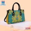 Jacksonville Jaguars Flower Pattern NFL Leather Handbag
