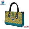 Jacksonville Jaguars Rose Pattern NFL Leather Handbag