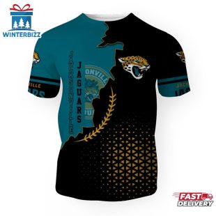 Jacksonville Jaguars Team Football NFL 3D T-Shirt