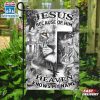 Jesus Because Of Him Flag - Christian's House And Garden Flag