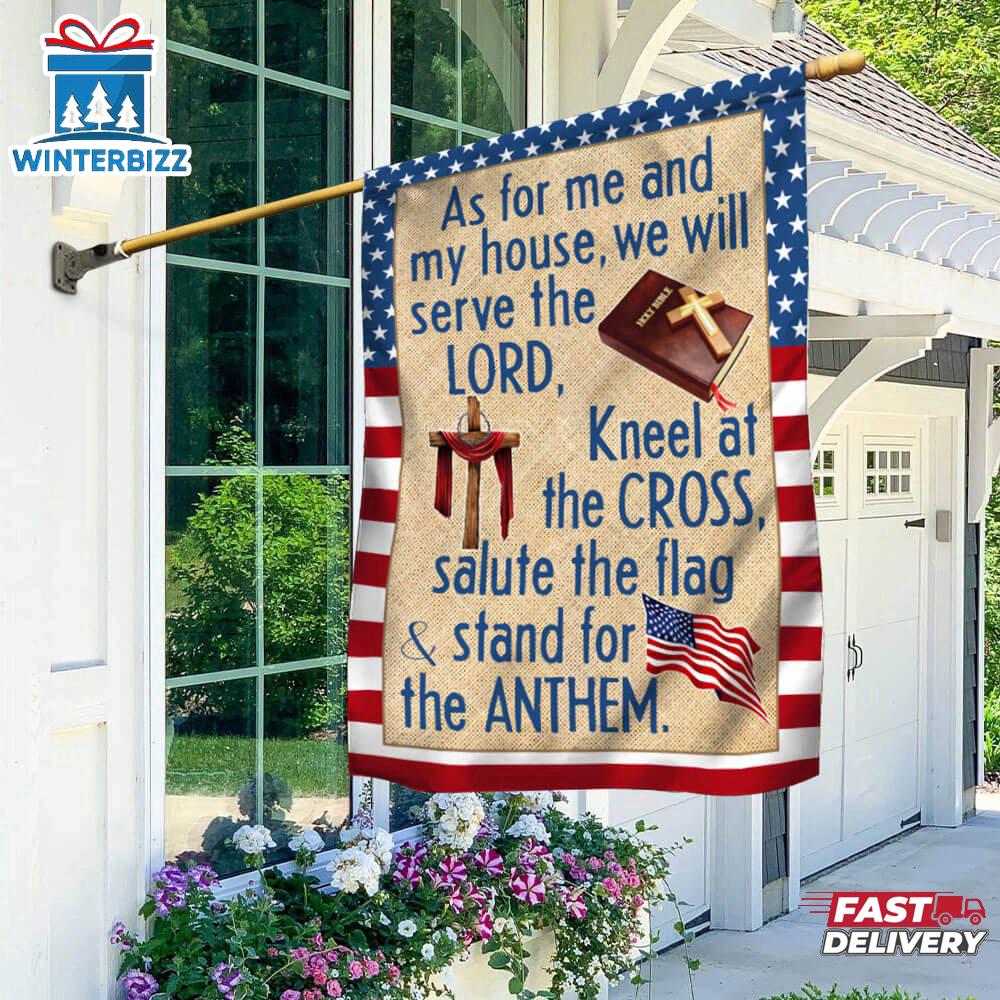 Jesus Christian Cross American House And Garden Flag Jesus Christian Cross American House And Garden Flag