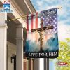 Jesus Christian He Died For Me I Live House And Garden Flag