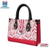 Kansas City Chiefs Rose Pattern NFL Leather Handbag
