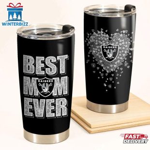 Las Vegas Raiders Best Mom Ever Tumbler Cup