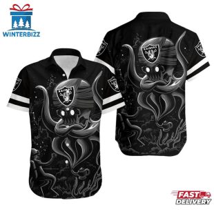 Las Vegas Raiders Octopus Hawaiian Shirt