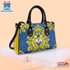 Los Angeles Rams Flower Pattern NFL Leather Handbag