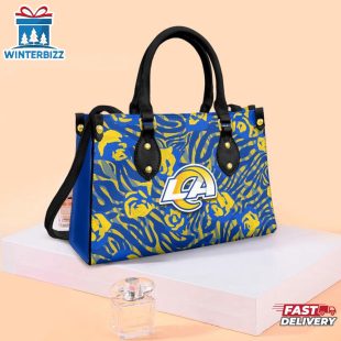 Los Angeles Rams Rose Character NFL Leather Handbag