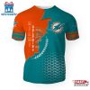 Miami Dolphins Team Football NFL 3D T-Shirt