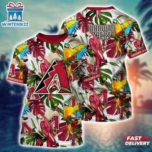 MLB Arizona Diamondbacks All Over Print T-Shirt Symphony Bliss For Sports Enthusiasts