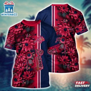 MLB Atlanta Braves All Over Print T-Shirt Aloha Grand Slam For Sports Enthusiasts