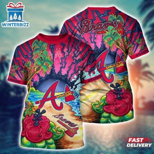 MLB Atlanta Braves All Over Print T-Shirt Masterpiece Parade For Sports Enthusiasts