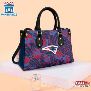 New England Patriots Rose Character NFL Leather Handbag