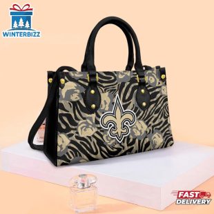 New Orleans Saints Rose Character NFL Leather Handbag