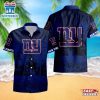 New York Giants Palm Tree Garden Pattern Hawaii Shirt
