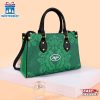 New York Jets Flower Pattern NFL Leather Handbag