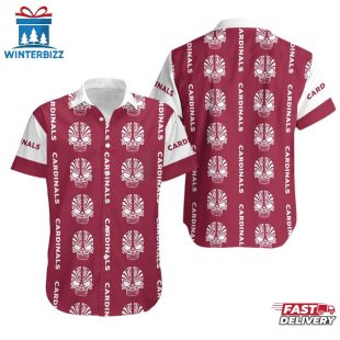 NFL Arizona Cardinals Mystery Skull Pattern Hawaiian Shirt