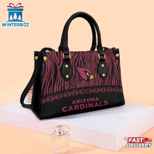 NFL Arizona Cardinals Zebra Pattern Leather Handbag
